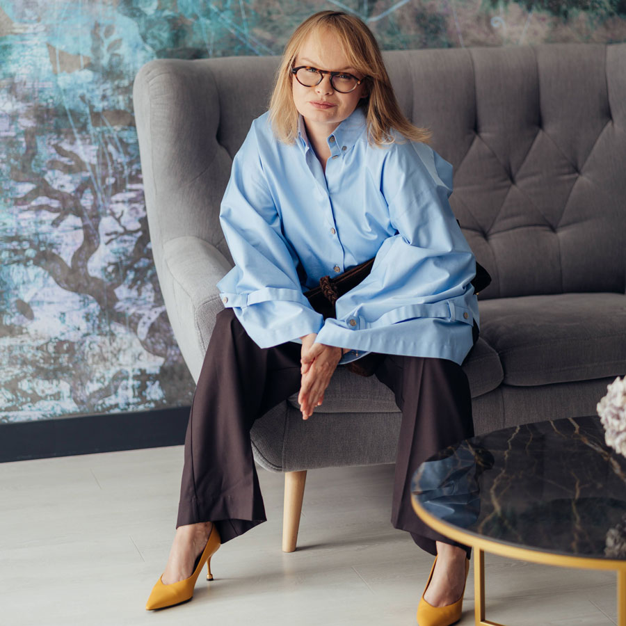 Zdjęcie Moniki Jurczyk przedstawiające webinar